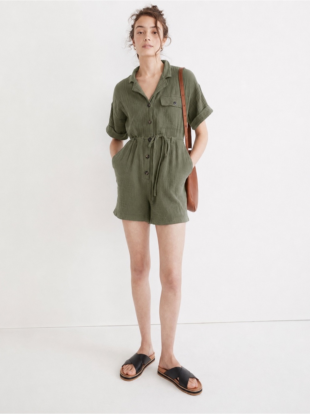 Madewell Lightspun Safari Romper